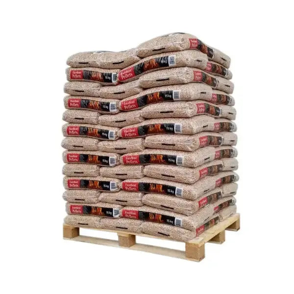 Holzpellets ENplus A1 DINplus – 975 kg Palette (65×15 kg) – 6 mm Nadelholz Pellets Nadelholz
