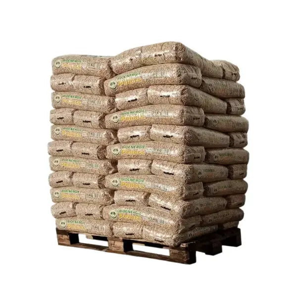 Bioenergie Holzpellets ENplus A1 / DINplus 6 mm – 990 kg Palette (66 × 15 kg) – Made in Germany Bioenergie